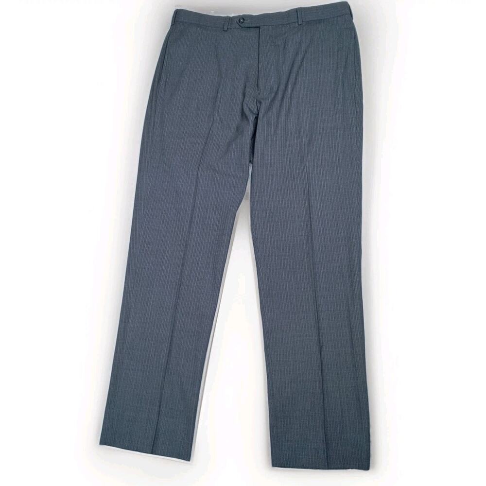 Brooks Brothers Wool Silk Blend Trousers Mens 36x32 Gray Regent Brookscool